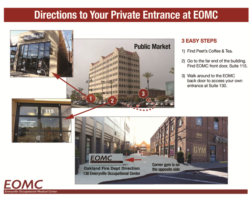 Oakland Fire Dept Direction PDF Emeryville Occupational Medical Center